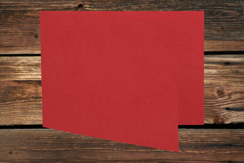 Klappkarten 148x210/420 mm (A5) langdoppelt Rosenrot 230 g/qm
